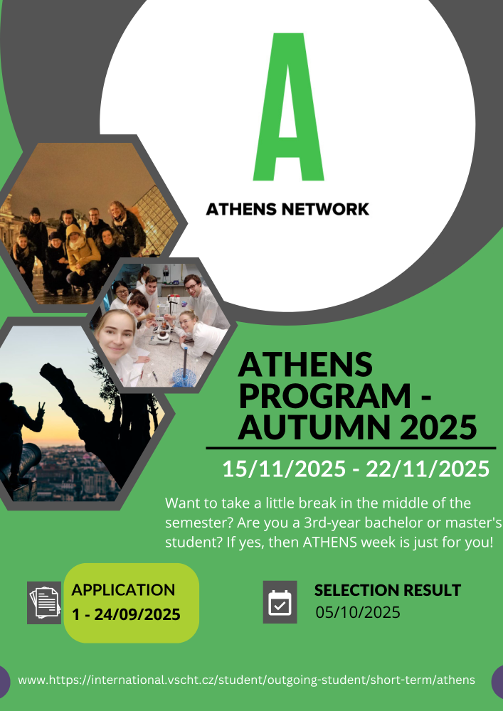 ATHENS podzim 2025